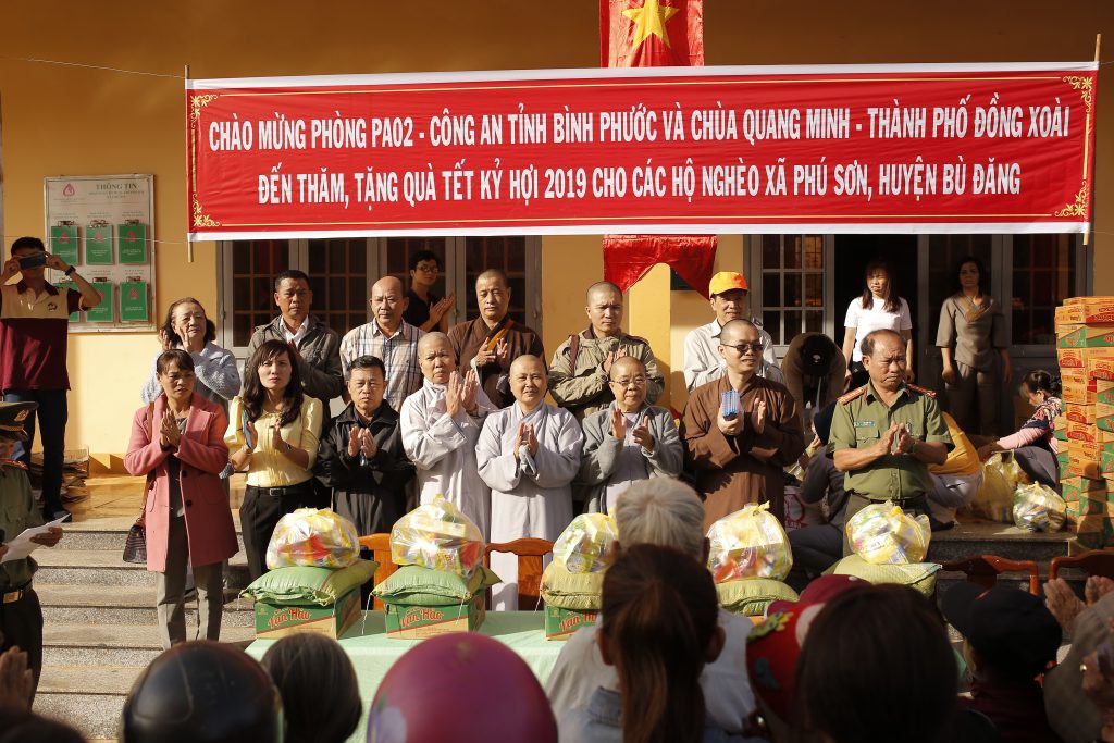 Bình Phước: BTS PG Trao 1000 phần Quà đến người nghèo