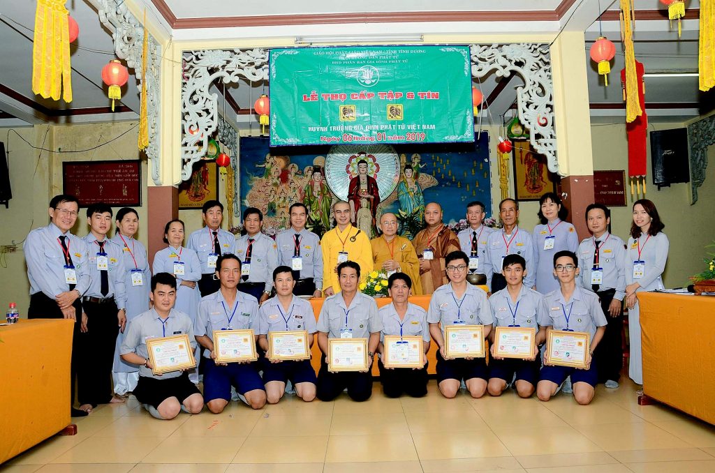 Bình Dương: Lễ Thọ cấp Tập và cấp Tín cho các huynh trưởng