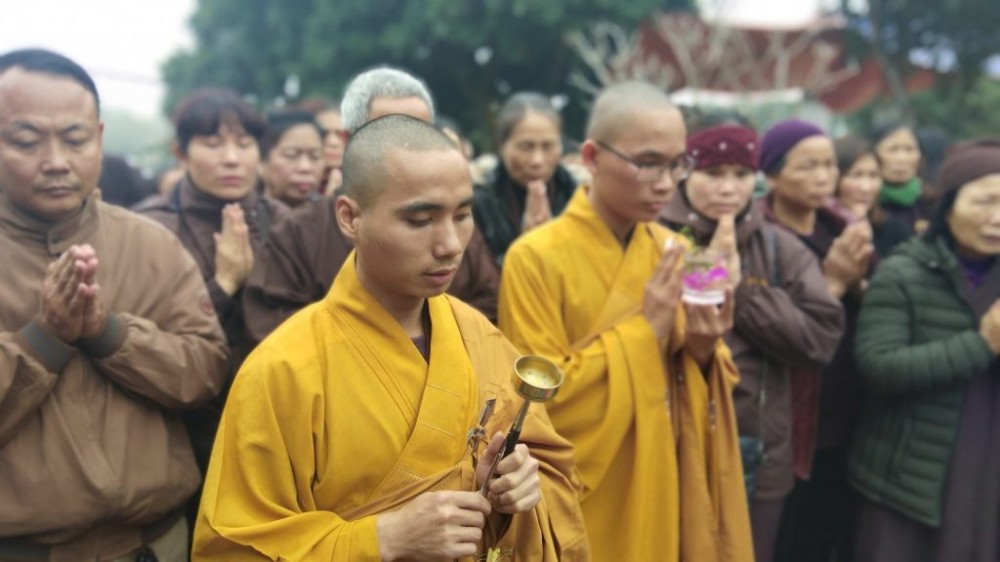 Hòa Bình: Phóng Sinh Tại Pháp Hội Địa Tạng Tại Chùa Quất Lâm