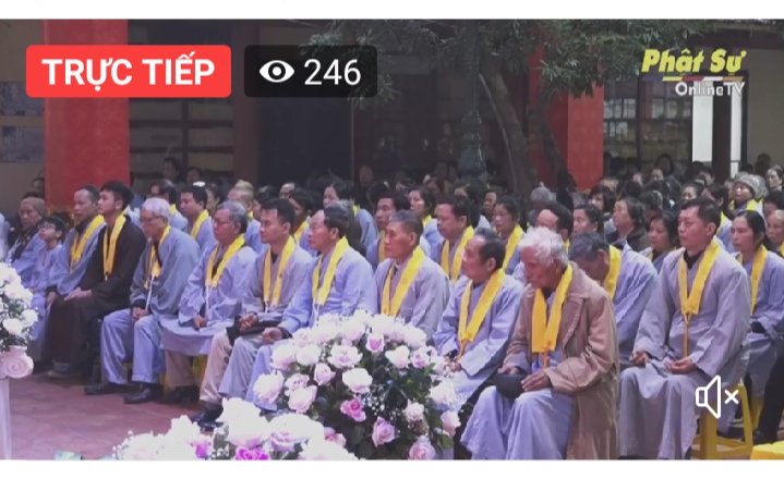 Hà Nội: Trực tiếp Lễ kính mừng Phật Thành đạo tại chùa Bằng