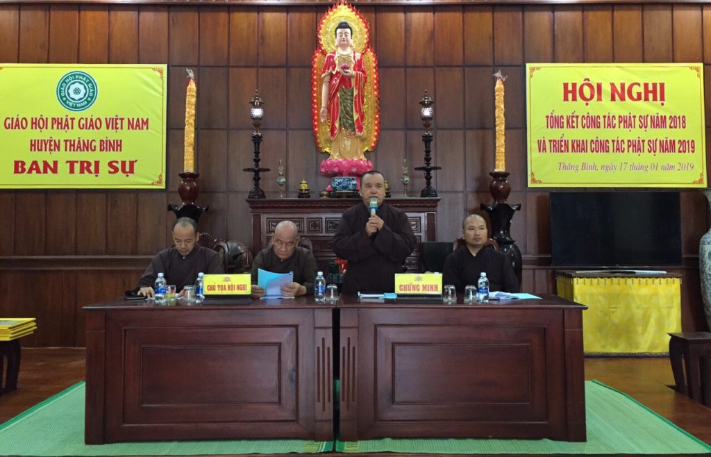 Quảng Nam: Hội nghị Tổng kết công tác Phật sự huyện Thăng Bình 2018