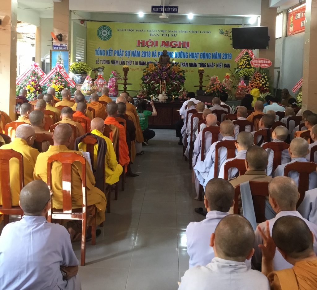 Vĩnh Long: BTS GHPGVN tỉnh Hội nghị tổng kết công tác Phật sự năm 2018 và hiệp kỵ tưởng niệm Chư vị tiền bối tổ sư