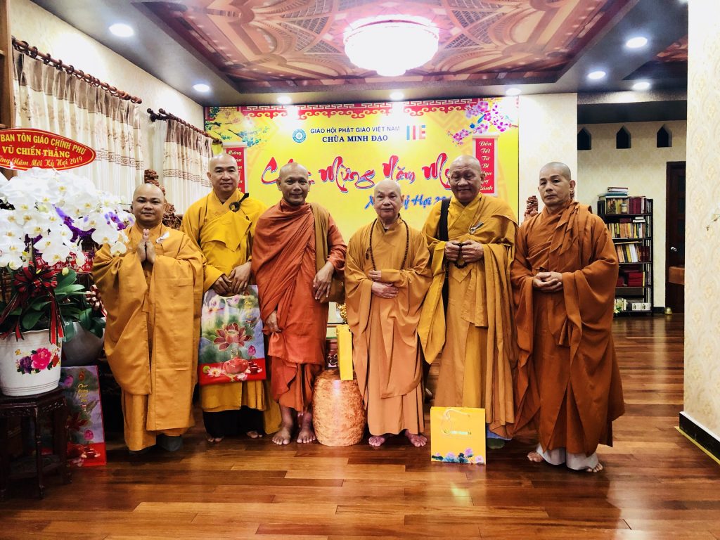 Cà Mau: Thường trực Ban Trị sự tỉnh chúc Tết Hội đồng Trị sự