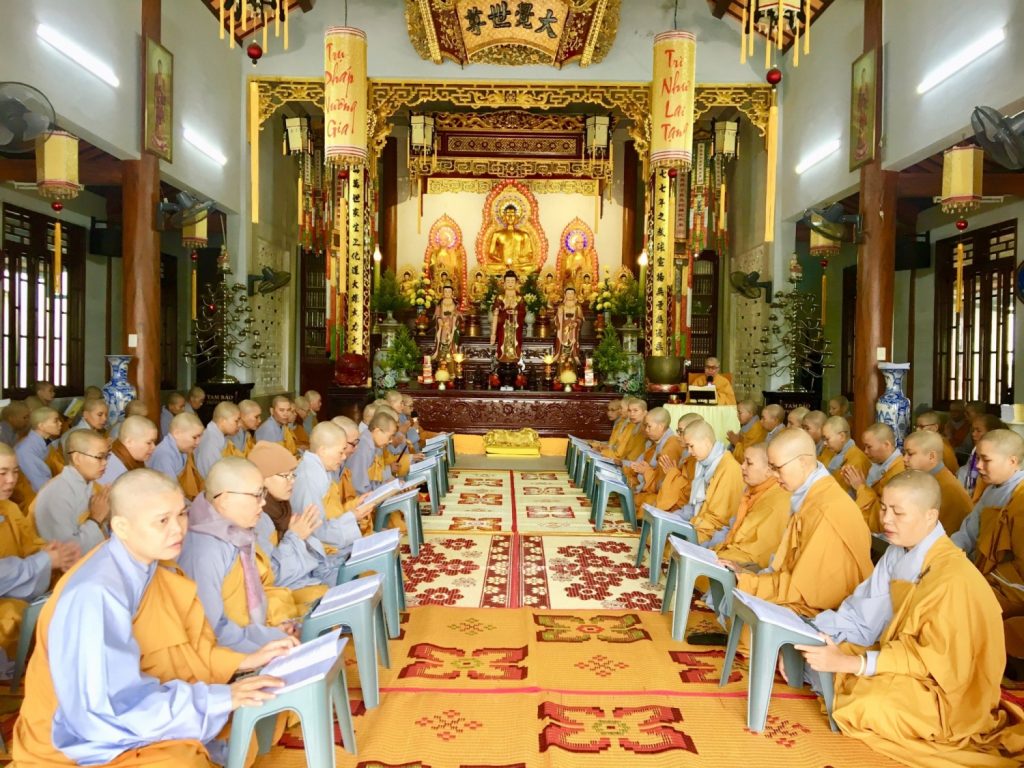 Quảng Trị: Phân ban Ni giới Bố Tát và họp tổng kết Phật sự năm 2018