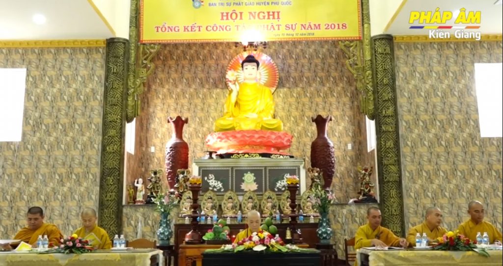 KIÊN GIANG: Huyện Phú Quốc tổ chức hội nghị tổng kết công tác Phật sự năm 2018