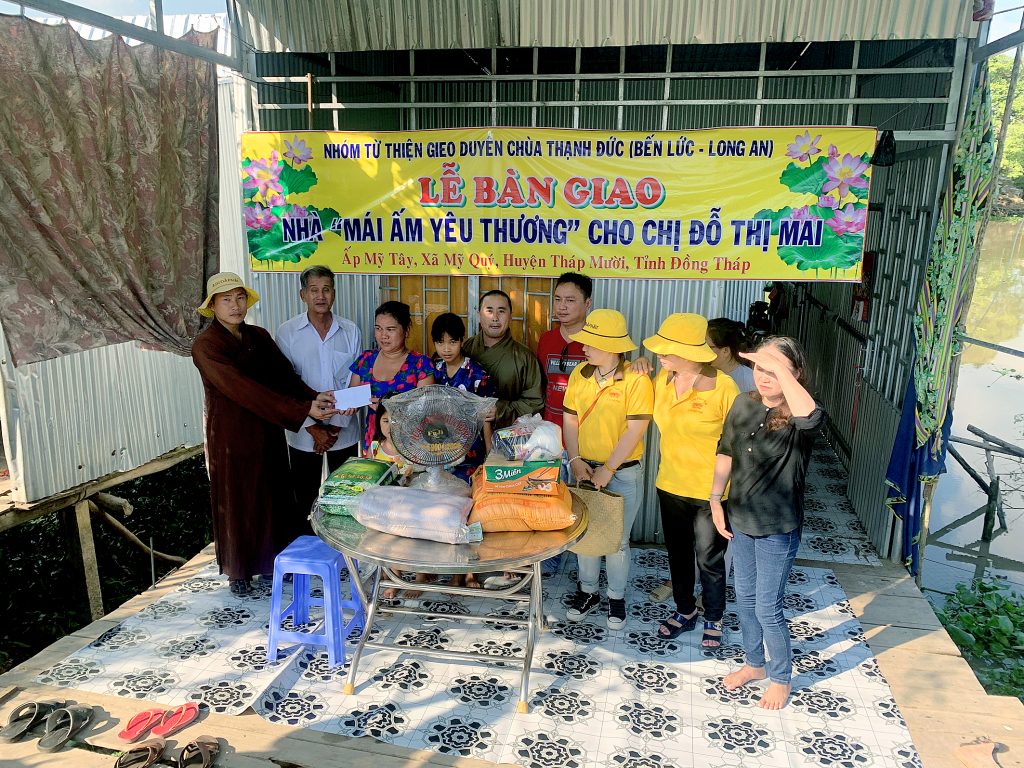 Đồng Tháp: Lễ bàn giao nhà “Mái Ấm Yêu Thương” các hộ gia đình