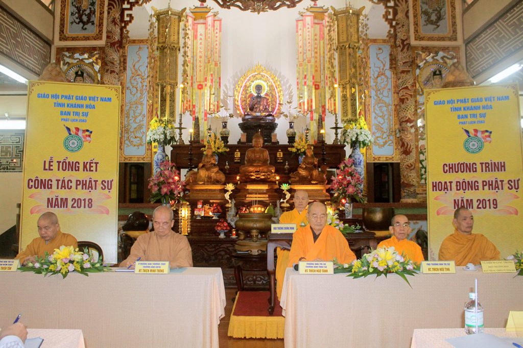 Khánh Hòa: Phật giáo tỉnh tổ chức Tổng kết công tác Phật sự năm 2018