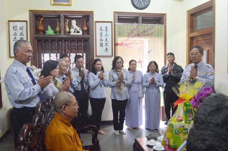 Đắk Lắk: GĐPT thăm và chúc Tết chư Tôn đức BTS Phật giáo tỉnh