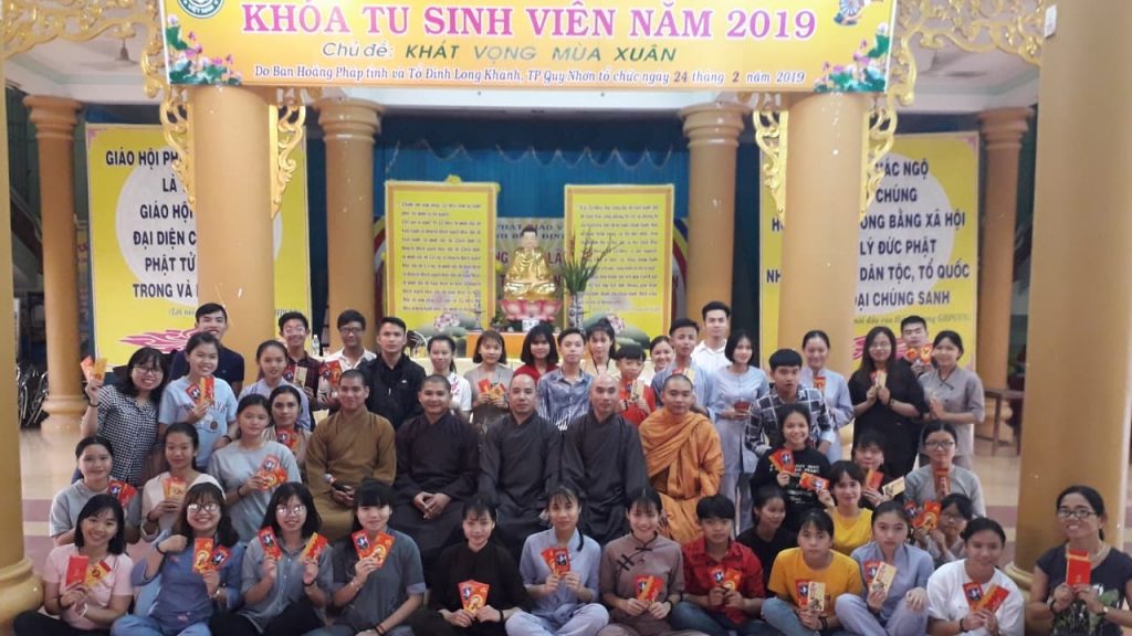 Bình Định: Khóa tu Sinh viên lần thứ 33 đầu xuân Kỷ Hợi – 2019