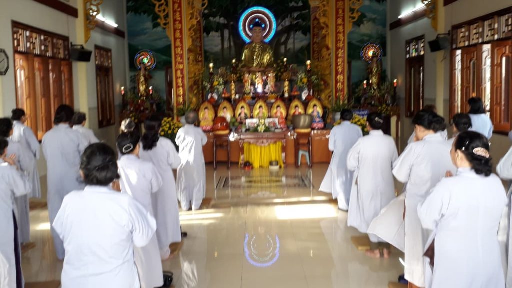 Bình Định: Chùa Phổ Minh thành phố Quy Nhơn Khai mạc Khóa tu Một ngày an lạc.