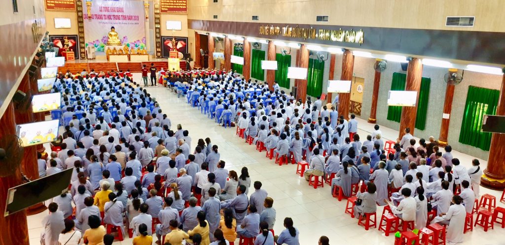 Kiên Giang: Tổng khai giảng các đạo tràng tu học và khai pháp đầu năm 2019