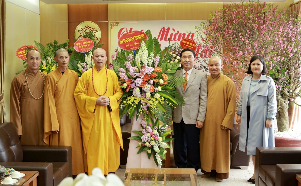 Thái Nguyên: Lãnh đạo Giáo hội thăm và chúc tết chính quyền Tỉnh