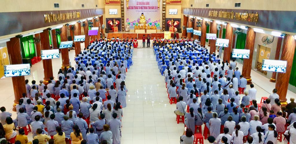 Kiên Giang: Video trực tiếp Lễ tổng khai giảng các đạo tràng tu học tại chùa Phật Quang