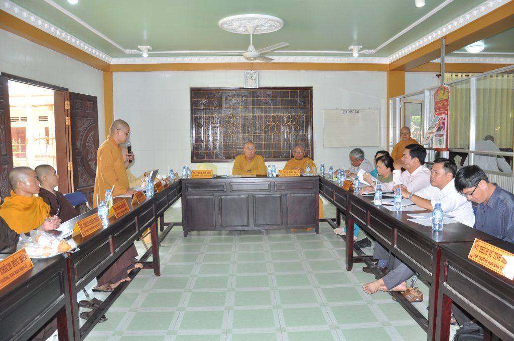 Tiền Giang: Ban Trị sự Phật giáo tỉnh họp phiên đầu tiên năm 2019