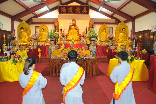 Lễ khai giảng giáo lý đầu xuân Kỷ Hợi của CLB TNPT chùa Bằng