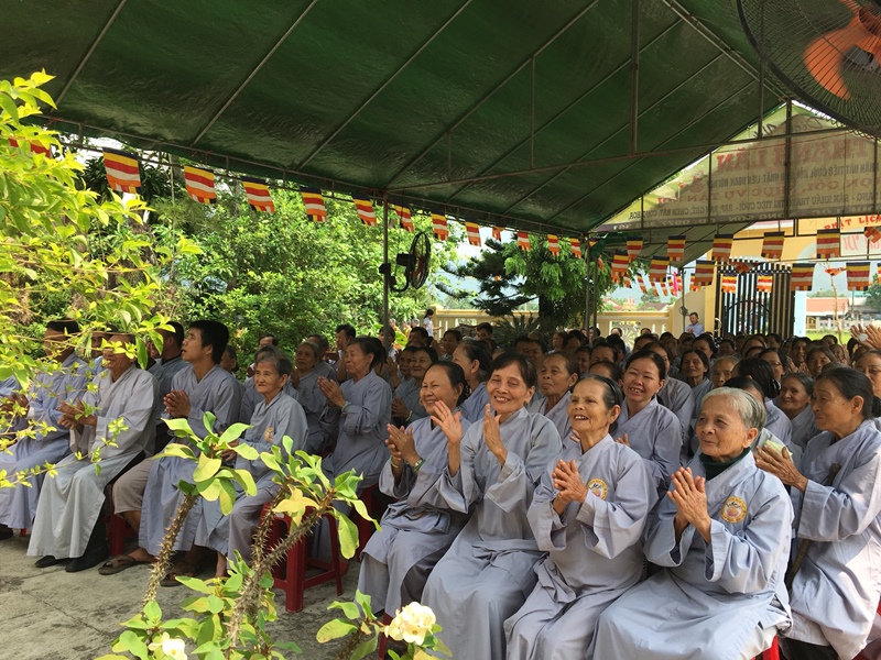 Quảng Nam: Phật giáo miền núi Nông Sơn tổ chức khóa tu bát quan trai tập trung tại chùa Viên Minh