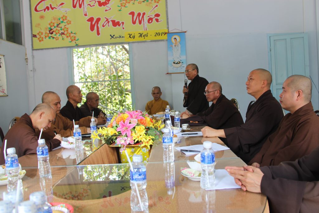 Ninh Thuận: Họp Ban Tăng Sự GHPGVN tỉnh – Công bố chính thức thành phần cung an chức sự Trường Hạ PL: 2563 – DL: 2019