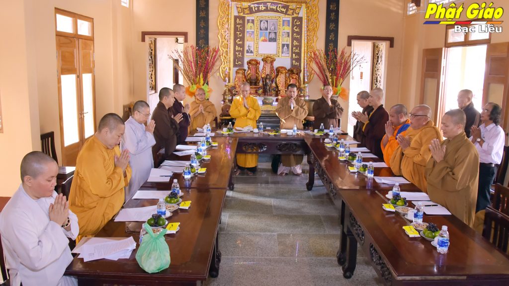 Bạc Liêu: Phiên họp đầu năm của chư Tôn đức Thường trực Ban trị sự Phật giáo tỉnh