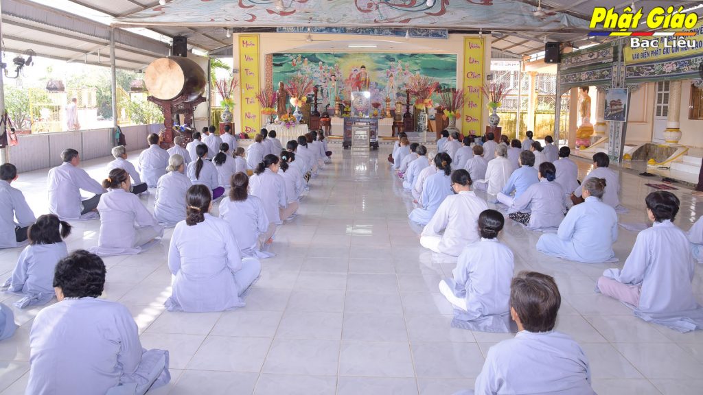 Bạc Liêu: Khai giảng khóa tu niệm Phật đầu năm Kỷ Hợi tại chùa Long Phước
