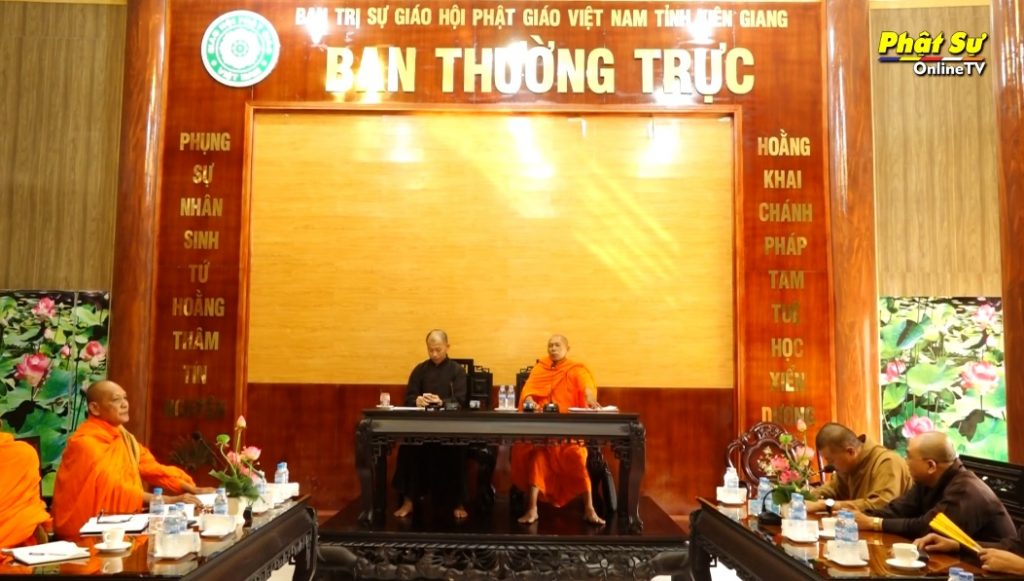 [Video] Kiên Giang : Họp Ban Thường Trực BTS GHPGVN tại chùa Phật Quang tháng 4