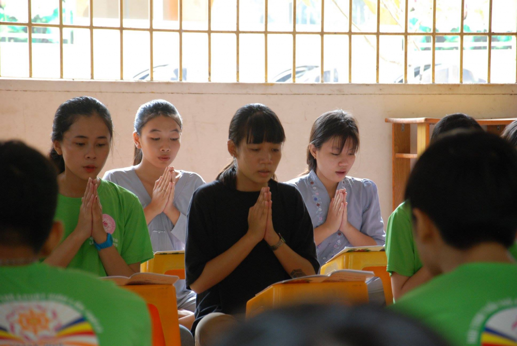 Cần Thơ: Tịnh Xá Ngọc Liên tổ chức Khóa tu Tuổi trẻ học Phật lần 1 năm 2019