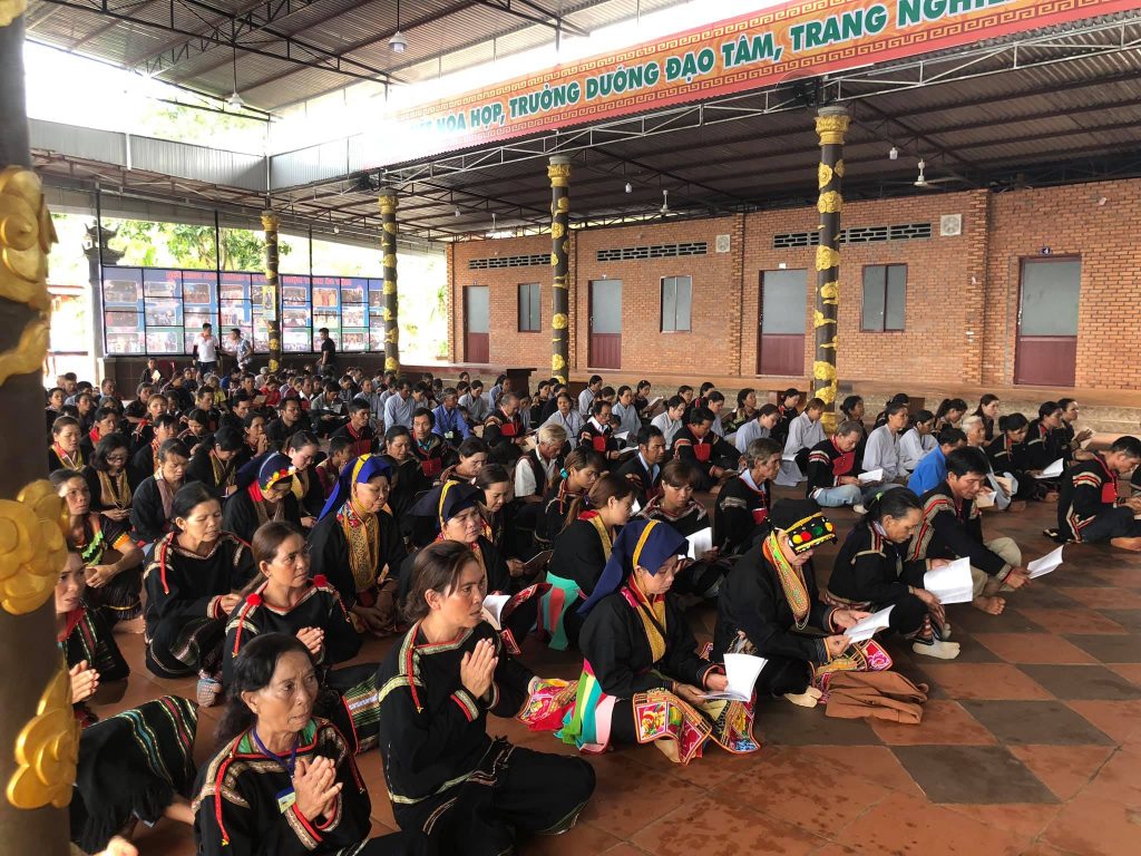 Đắk Lắk: Khóa tu của Phật tử đồng bào dân tộc tại chùa Hoa Nghiêm