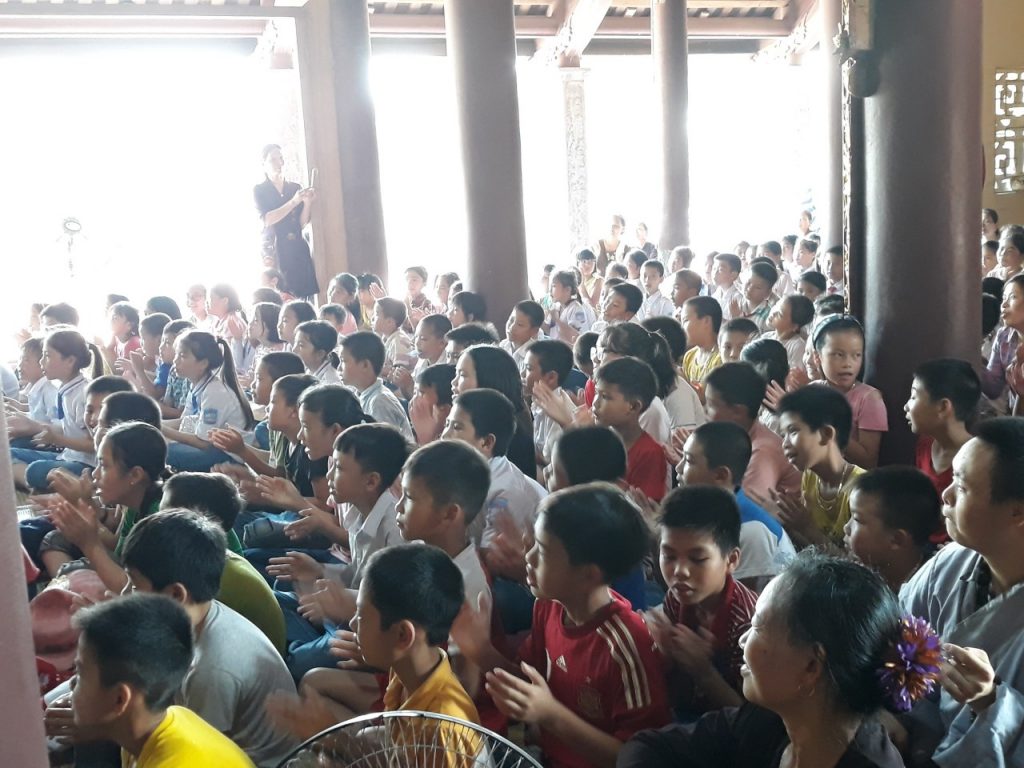 Hải Dương: Chùa Phúc Linh tổ chức khóa tu "Ươm mầm tuổi trẻ"