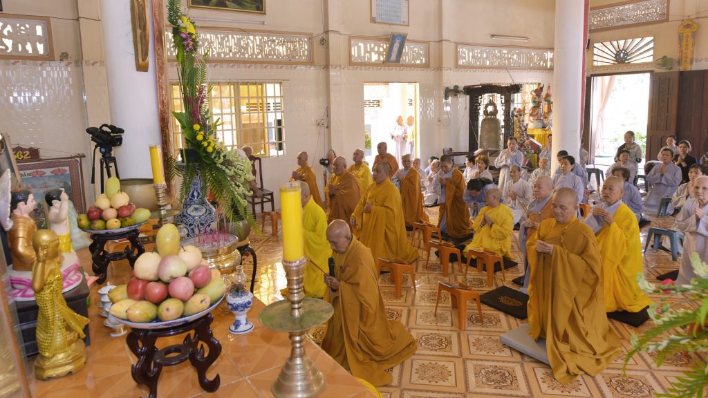 Đồng Tháp: Lễ huý kỵ cố Hoà thượng Thượng Thiện hạ Minh