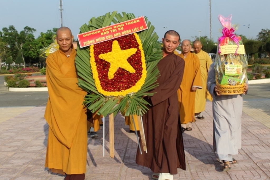 Ninh Thuận: Ban Thường trực BTS GHPGVN tỉnh tổ chức Lễ Tưởng niệm các Anh hùng Liệt sĩ