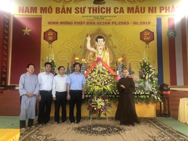 Chùa Khô - huyện Ba Vì kính mừng Phật đản PL2563