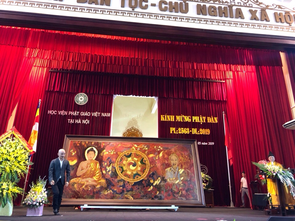 Hà Nội: Bức Tranh Làm Nổi Tính Chất" Phật Giáo Đồng Hành Cùng Dân Tộc"