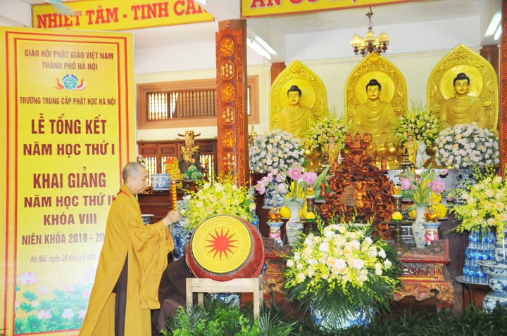 Trường Trung cấp Phật học Hà Nội khai giảng năm học thứ II khóa VIII (2018 – 2022)