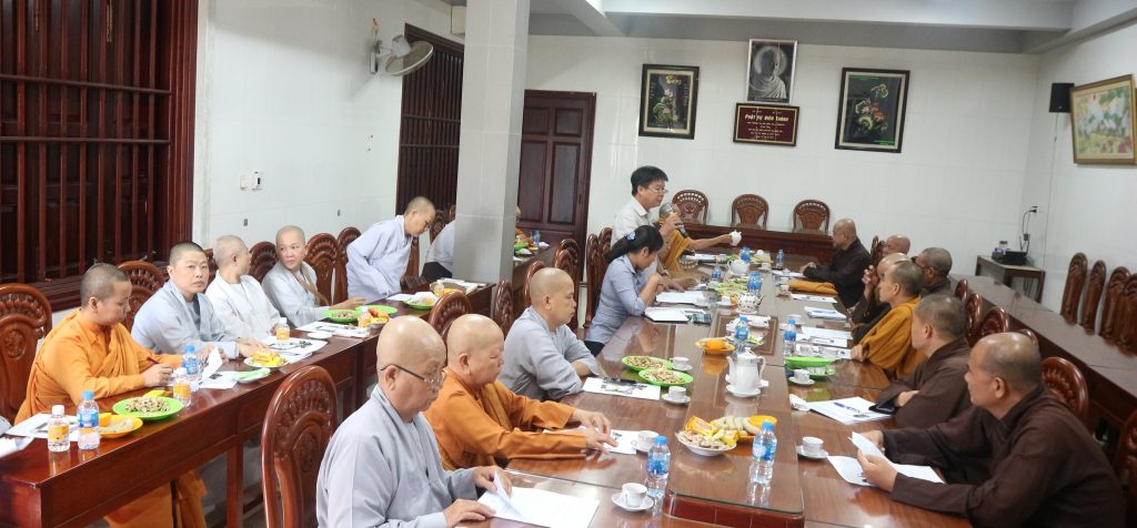 Bến Tre: BTS GHPGVN TP. Bến Tre họp sơ kết công tác Phật sự 06 tháng đầu năm 2019