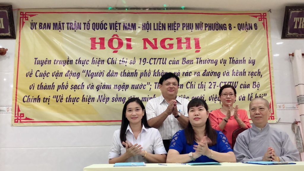 TP. HCM: Chùa Bồ Đề Lan Nhã tham gia Bảo vệ môi trường