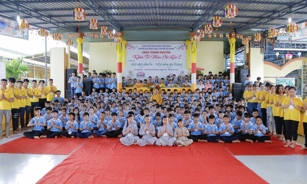 Bình Phước: Chùa Thanh Nguyên khai mạc Khoá tu Mùa hè năm 2019