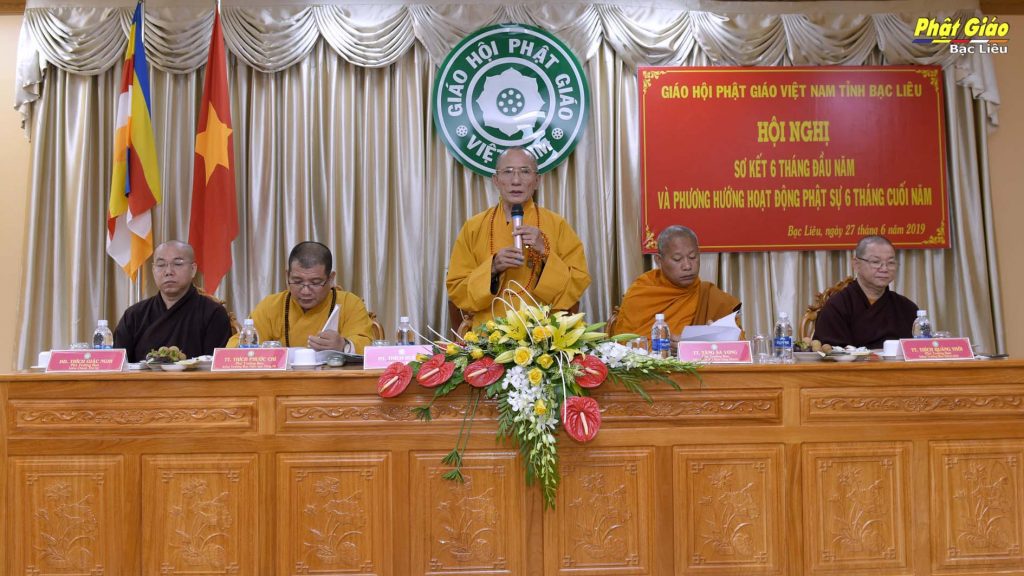 Bạc Liêu: Hội nghị Sơ kết công tác Phật sự 6 tháng đầu năm 2019