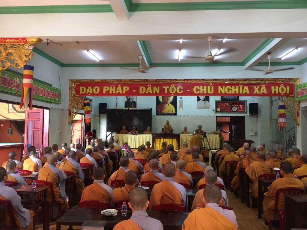 TP. HCM: Ban Trị sự Phật giáo Thành phố thăm Trường Hạ Quận 6