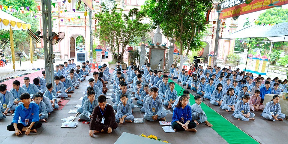 TP. Hà Nội: Khai mạc khóa tu mùa hè “Ánh Dương Phật Pháp” tại chùa Phổ Quang