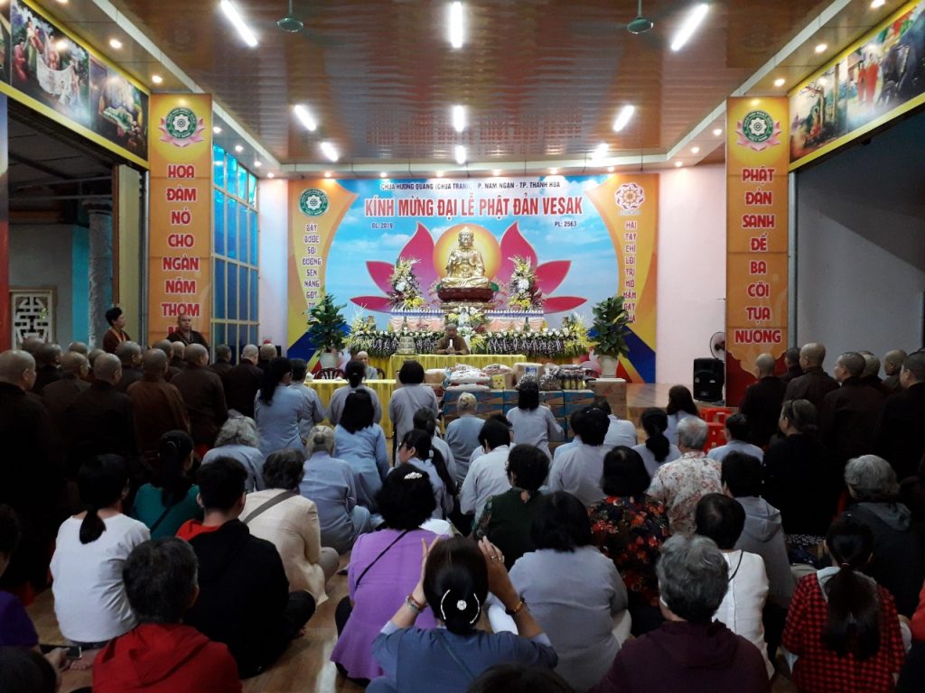 Thanh Hóa: Trường Hạ Hương Quang cung đón phái đoàn chùa Đức Quang