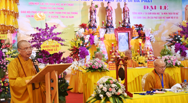 Hải Phòng: Tổ chức đại lễ tưởng niệm Trưởng lão Hòa thượng Thích Trí Hải