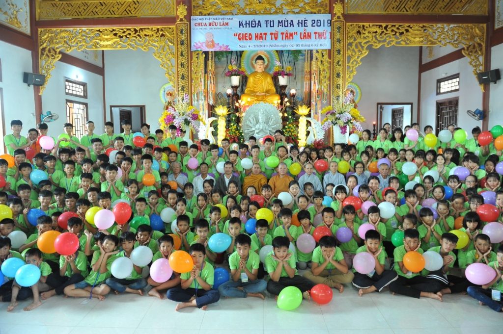 Gia Lai: Chùa Bửu Lâm khai mạc khóa tu mùa hè với chủ đề “Gieo Hạt Từ Tâm” lần thứ nhất năm 2019