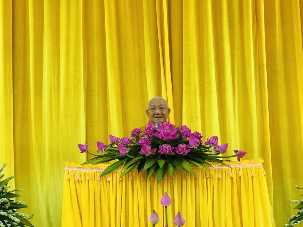 Đồng Nai: HT.Thích Minh Thông- Phó Ban Tăng Sự Trung ương thuyết giảng tại trường hạ Long Vân