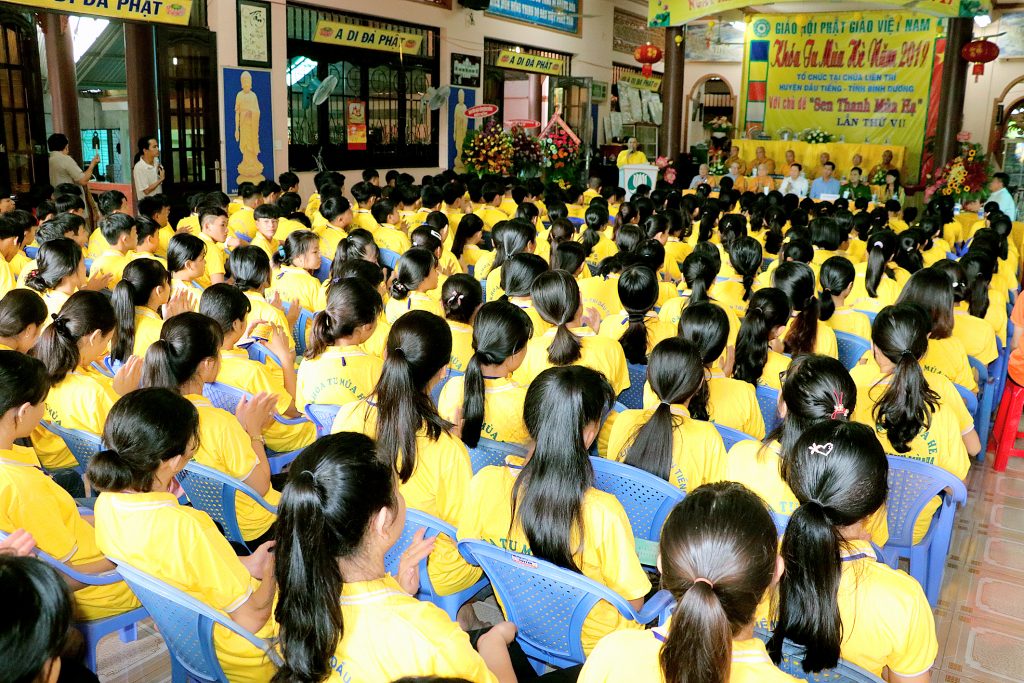 Bình Dương: Chùa Liên Trì khai mạc khóa tu “Sen Thanh Mùa Hạ” lần thứ 7