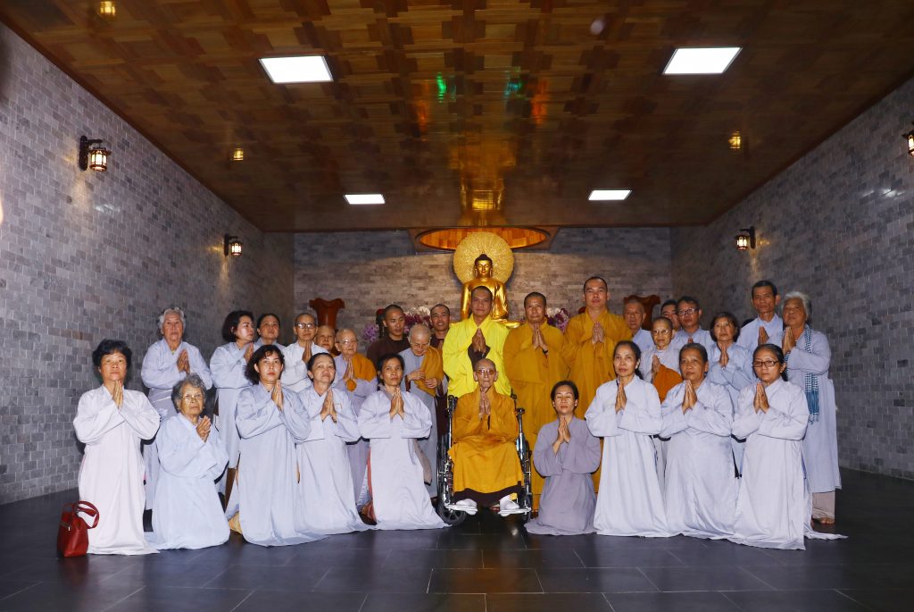 Tiền Giang: Hòa thượng Thích Minh Chánh thăm Hạ trường thiền viện Trúc Lâm Chánh Giác