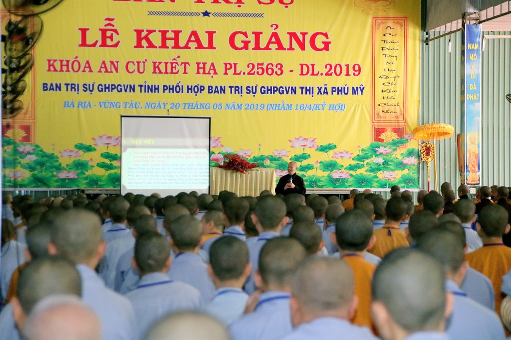 BR-VT: Hơn 600 Chư hành giả an cư trường hạ Đại Tòng Lâm tham dự buổi chia sẻ ỨNG DỤNG MẠNG XÃ HỘI TRONG CÔNG TÁC HOẰNG PHÁP