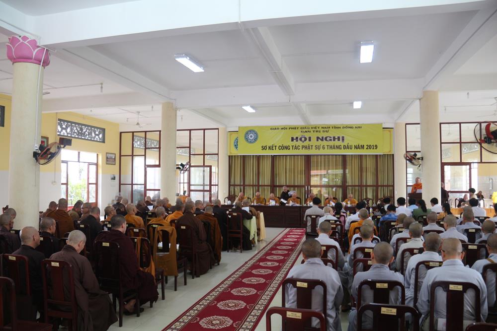 Đồng Nai: Hội nghị Sơ kết Công tác Phật sự 6 tháng đầu năm 2019