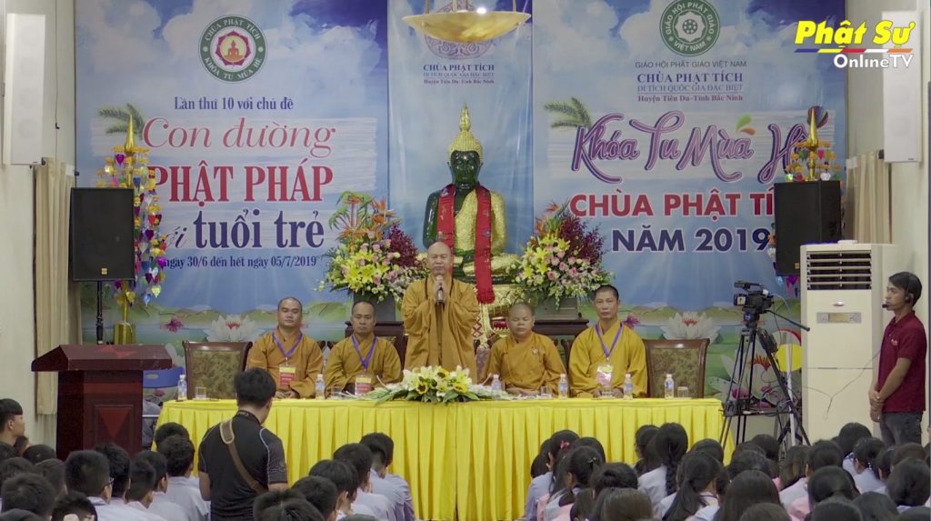 [Video] Bắc Ninh: Chùa Phật Tích tổ chức ngày thứ 1 KTMH năm 2019 với chủ đề "Con đường Phật pháp với tuổi trẻ"