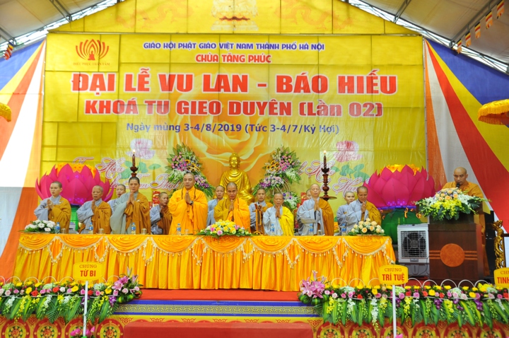 Hà Nội: Đại lễ Vu Lan Báo Hiếu PL.2563 tại chùa Tăng Phúc