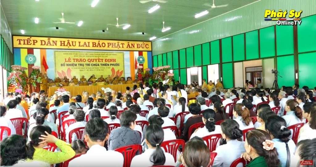 [Video] TP HCM: Lễ Bổ nhiệm Trụ trì chùa Thiên Phước huyện Củ Chi