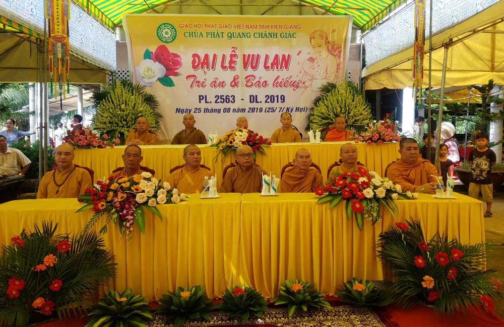 Kiên Giang: Chùa Phật Quang Chánh Giác trang nghiêm tổ chức Đại lễ Vu lan tri ân và Báo hiếu